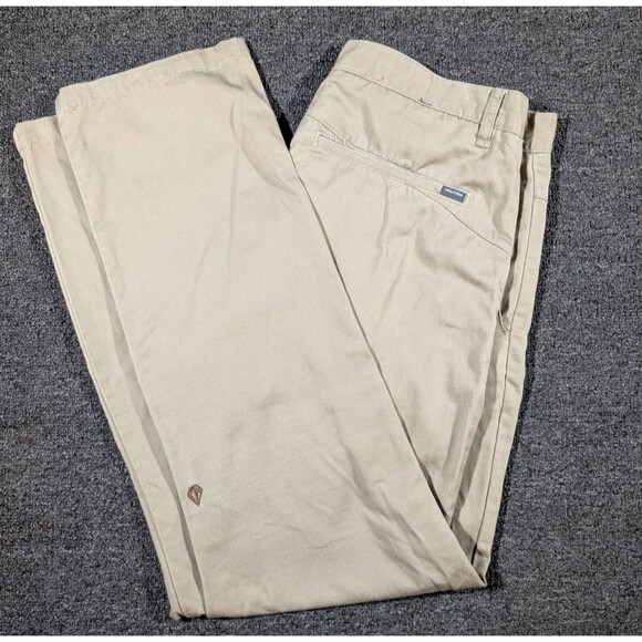 VOLCOM Pants Mens 36 (Fits 38x32) Straight Leg Casual Trouser Chino Logo - Picture 1 of 8
